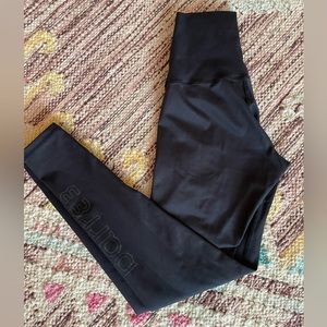 Barre3 black logo leggings